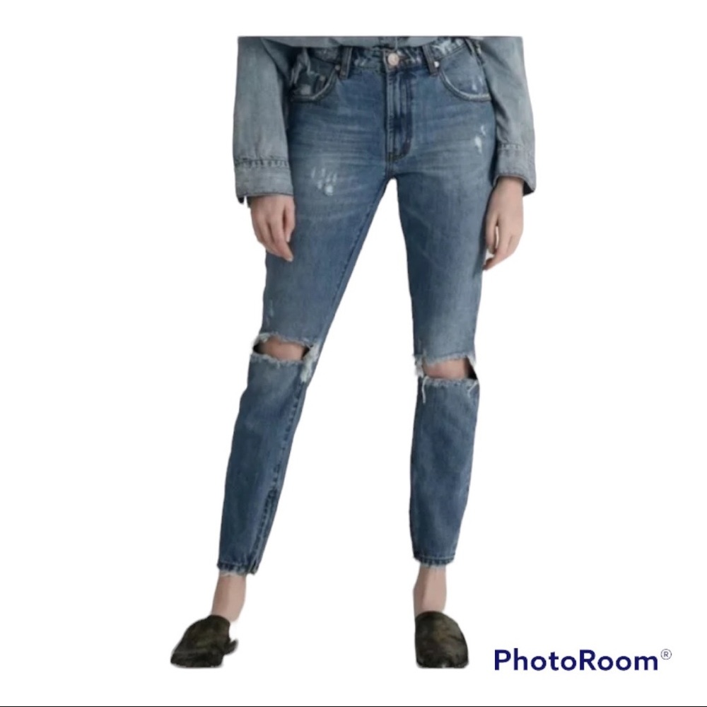 ONETEASPOON Free Bird x REVOLVE  Ripped Distressed Jeans:sz. 29